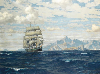 Nave in mare al largo di Creta - Michael Zeno Diemer — vista dell’opera