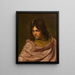 Ritratto di un giovane uomo - Michaelina Wautier — quadro incorniciato alla parete