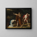 Antigone supplicante Œdipe di sollevare la sua maledizione su Polinice - Michel Lambert — quadro incorniciato alla parete