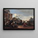 Bambocciata - Michelangelo Cerquozzi — quadro incorniciato alla parete