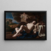 Il sogno di Giacobbe - Michele Desubleo — quadro incorniciato alla parete