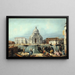 L'église Santa Maria della Salute Venezia - Michele Marieschi — quadro incorniciato alla parete