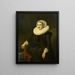 Ritratto di una donna anziana - Michiel Jansz. van Mierevelt — quadro incorniciato alla parete