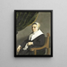 Ritratto di una donna - Michiel Nouts — quadro incorniciato alla parete