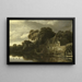 Vecchio cottage sull'acqua - Michiel van Vries — quadro incorniciato alla parete