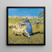 Midi nelle Alpi - Giovanni Segantini — quadro incorniciato alla parete