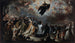 San Agostino appare e mette fine alla peste delle cavallette - Miguel Jacinto Menéndez — vista dell’opera
