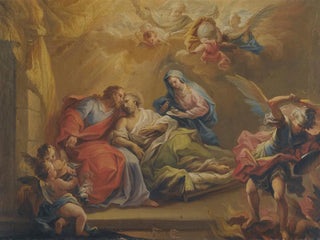 La Mort de saint Joseph - Miguel Parra Abril — vista dell’opera