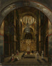 Interno della cattedrale di Santa Sofia di Kiev - Mikhail Makarovich Sazhin — vista dell’opera