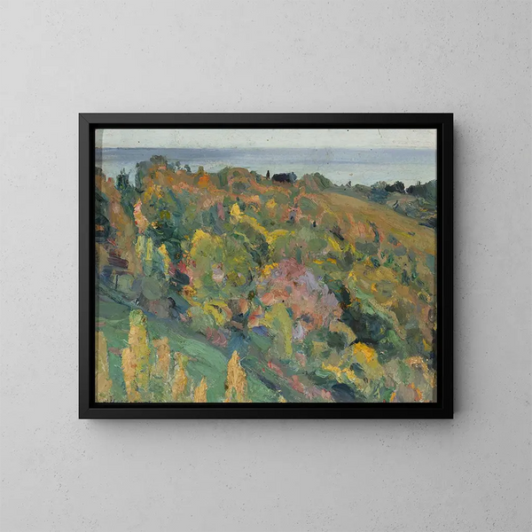 Studio paesaggio - Mikhail Nesterov — quadro incorniciato alla parete