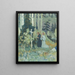 La fondazione del monastero della Trinità-Serge - Mikhail Nesterov — quadro incorniciato alla parete