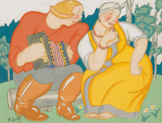 Mikhail Pelopidovich Lattry - The Accordion Player.webp