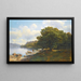 sul litorale del lago - Mikhail Spiridonovich Erassi — quadro incorniciato alla parete