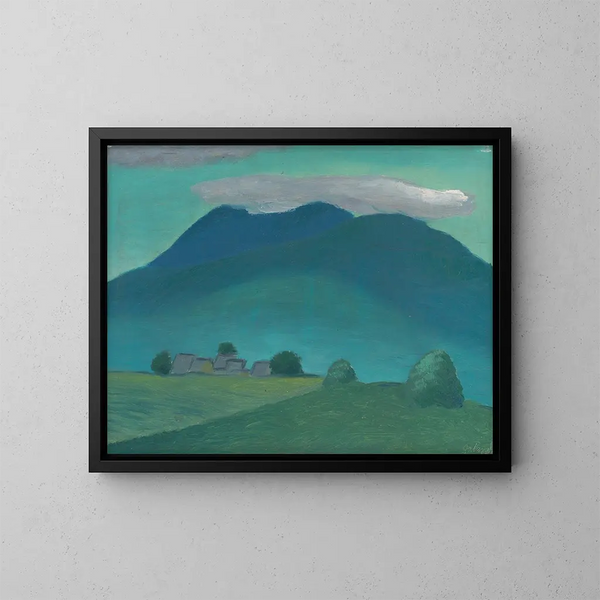 Tard dans la soirée - Mikuláš Galanda — quadro incorniciato alla parete