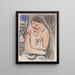 Madre con un bambino - Mikuláš Galanda — quadro incorniciato alla parete