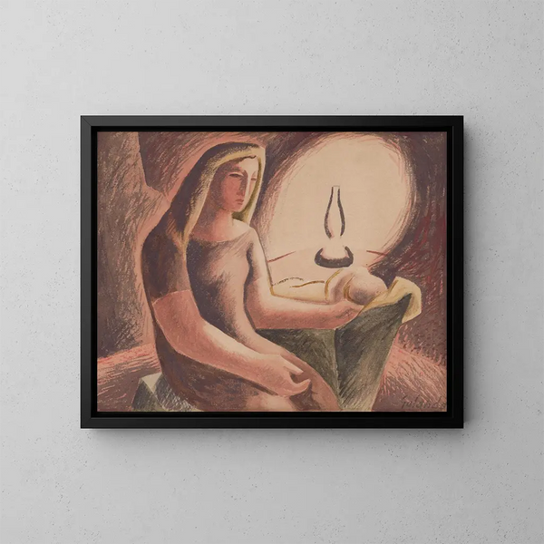 Sul mare - Mikuláš Galanda — quadro incorniciato alla parete