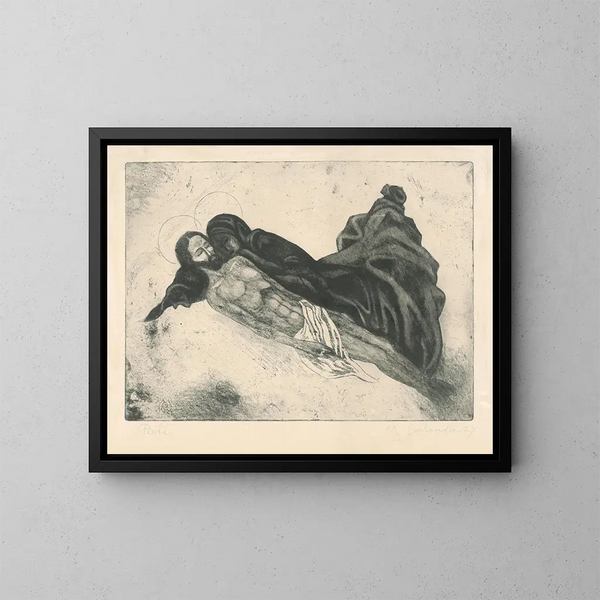Pietà - Mikuláš Galanda — quadro incorniciato alla parete