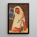 Femme assise - Mikuláš Galanda — quadro incorniciato alla parete