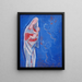Madonna in piedi con un angelo - Mikuláš Galanda — quadro incorniciato alla parete