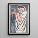 Femme et fleur - Mikuláš Galanda — quadro incorniciato alla parete