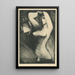 Femme devant un miroir - Mikuláš Galanda — quadro incorniciato alla parete