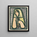 Donna con un rosario - Mikuláš Galanda — quadro incorniciato alla parete