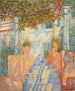 Terrasse rouge - Milan Milovanović — vista dell’opera