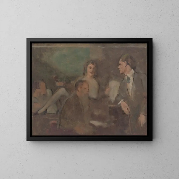 Concerto a domicilio - Milan Thomka Mitrovský — quadro incorniciato alla parete