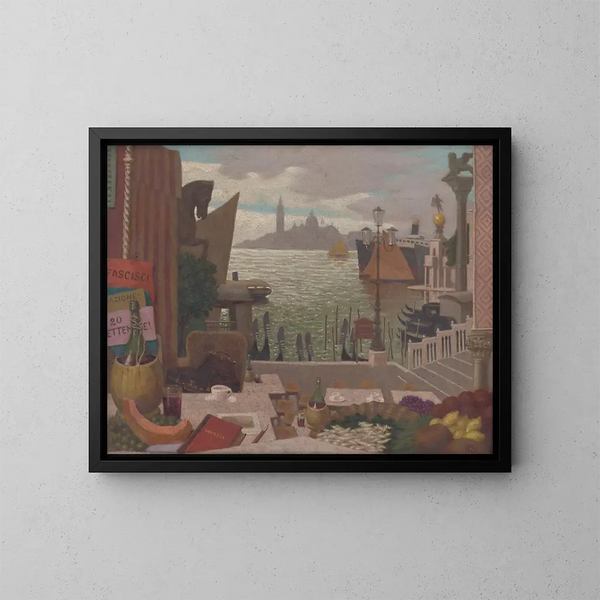 Ricordi di Venezia - Milan Thomka Mitrovský — quadro incorniciato alla parete