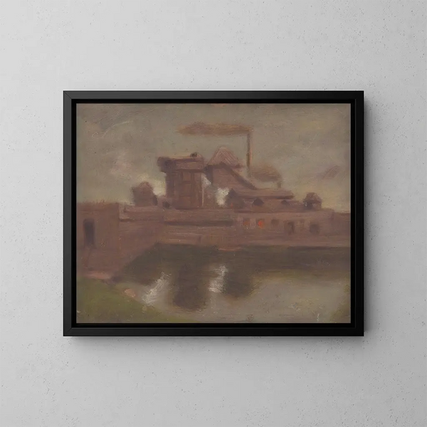Vecchia fabbrica - Milan Thomka Mitrovský — quadro incorniciato alla parete