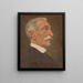 Ritratto del padre dell'artista - Milan Thomka Mitrovský — quadro incorniciato alla parete