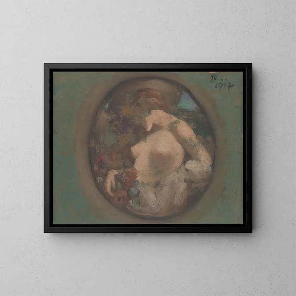 Studio per il dipinto Notte - Milan Thomka Mitrovský — quadro incorniciato alla parete