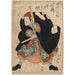Riproduzione del dipinto Mimasu Gennosuke no Namiwa no Jirosaku - Utagawa Kuniyoshi
