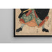 Riproduzione del dipinto Mimasu Gennosuke no Namiwa no Jirosaku - Utagawa Kuniyoshi