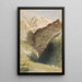 Glacier et cascades - Miner Kilbourne Kellogg — quadro incorniciato alla parete