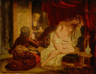 Principessa Orientale dopo il bagno - Miner Kilbourne Kellogg — vista dell’opera