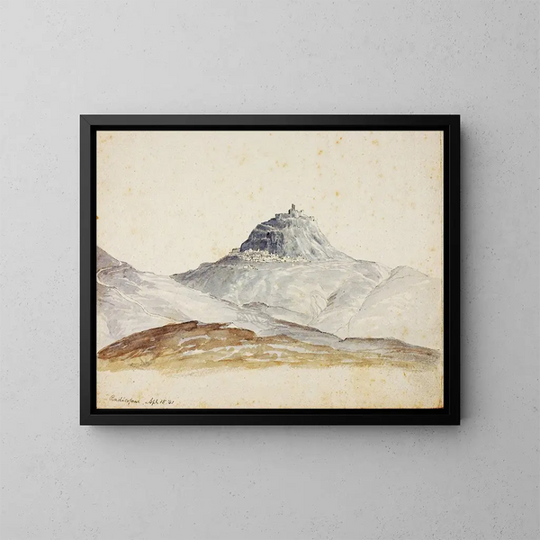 Radicofani - Miner Kilbourne Kellogg — quadro incorniciato alla parete