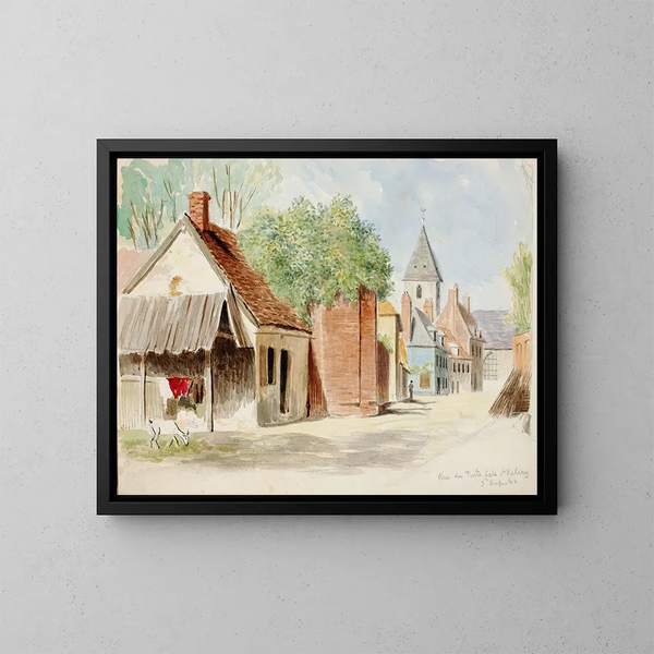 Rue du Puits-Sale, Saint-Valery - Miner Kilbourne Kellogg — quadro incorniciato alla parete