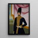 Jalal al-Din Mirza fils de Fath Ali Shah Qajar - Mirza Abolhassan Khan Ghaffari — quadro incorniciato alla parete