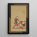 Samouraï et Wakashu - Miyagawa Isshō — quadro incorniciato alla parete