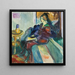 Modello seduto sul divano II - Edvard Munch — quadro incorniciato alla parete