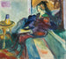 Modello seduto sul divano II - Edvard Munch — vista dell’opera