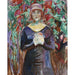 Riproduzione del dipinto Modello nel giardino - Edvard Munch