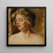 Modello di studio bionda - Alice Pike Barney — quadro incorniciato alla parete