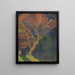in legno con albero contorto - Mogens Ballin — quadro incorniciato alla parete