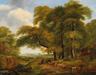 Monogrammist SH - Weite Landschaft mit Viehherde.webp