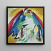 Montagna - Wassily Kandinsky — quadro incorniciato alla parete