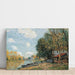 Riproduzione del dipinto Moret: Le rive del Loing - Alfred Sisley