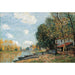 Riproduzione del dipinto Moret: Le rive del Loing - Alfred Sisley