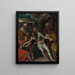 La mise au tombeau - Moretto da Brescia — quadro incorniciato alla parete